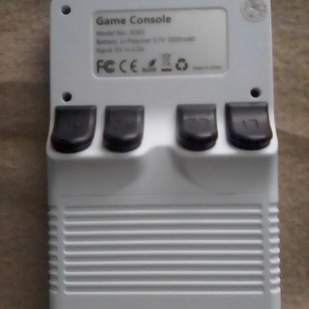 Portable Handheld Gaming Console - White